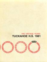 Tuckahoe High School 1981 yearbook cover photo