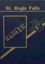 1987 St. Regis Falls High School Yearbook from St. regis falls, New York cover image