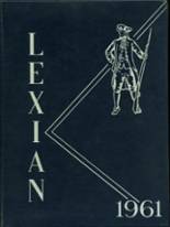 Lexington High School 1961 yearbook cover photo