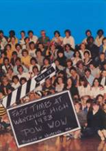 Wentzville High School 1983 yearbook cover photo