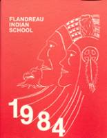 Flandreau Indian School 1984 yearbook cover photo