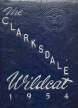 Clarksdale High School 1954 yearbook cover photo