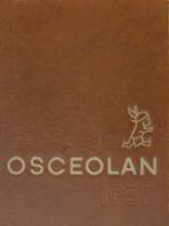 Osceola High School 1957 yearbook cover photo