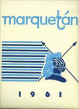 Marquette High School 1961 yearbook cover photo