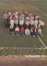 Wyanet High School 1985 yearbook cover photo