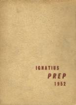 St. Ignatius College Preparatory School 1952 yearbook cover photo