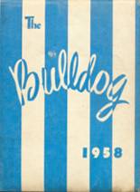 Marshall County Agricultural High School 1958 yearbook cover photo