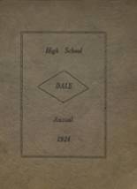 Dimondale High School 1924 yearbook cover photo