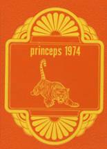 Princeton High School 1974 yearbook cover photo