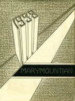 Marymount High School 1958 yearbook cover photo