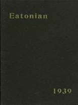 Eaton High School 1939 yearbook cover photo