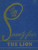 1974 Lankin High School Yearbook from Park river, North Dakota cover image