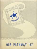 Coxsackie-Athens Central High School 1957 yearbook cover photo