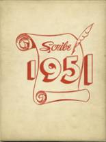 Marlette High School 1951 yearbook cover photo