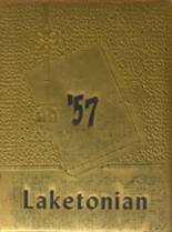 Laketon High School 1957 yearbook cover photo