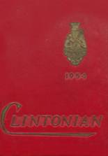 Clinton High School 1954 yearbook cover photo