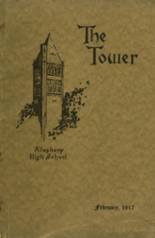 Allegheny High School 1917 yearbook cover photo