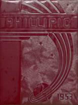 Phillips High School 1953 yearbook cover photo