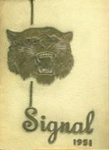 Sistersville High School 1951 yearbook cover photo