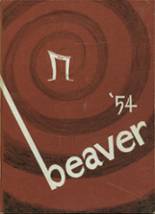 Beaverton High School 1954 yearbook cover photo