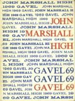 1969 John Marshall High School Yearbook from Oklahoma city, Oklahoma cover image