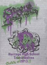 2013 Heritage High School Yearbook from Vancouver, Washington cover image