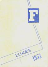 Fillmore High School 1953 yearbook cover photo