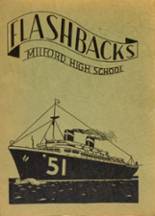 Milford High School 1951 yearbook cover photo