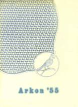 Arkport Central School 1955 yearbook cover photo