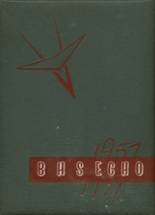 Barnsdall High School 1957 yearbook cover photo