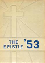 St. Paul Catholic High School 1953 yearbook cover photo