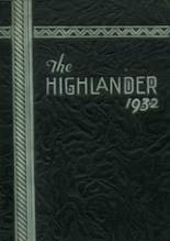 1932 Highland Park High School Yearbook from Dallas, Texas cover image