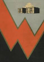 West High School 1929 yearbook cover photo