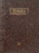 Wakarusa High School 1927 yearbook cover photo