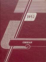 Corning High School 1952 yearbook cover photo