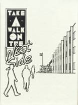 West High School 1988 yearbook cover photo