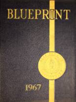 Belmont High School 1967 yearbook cover photo