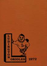 Ludington High School 1972 yearbook cover photo