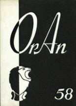 1958 Orange High School Yearbook from Pepper pike, Ohio cover image