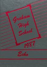 Graham High School 1987 yearbook cover photo