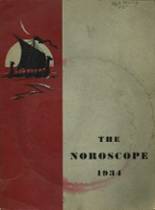Northern High School 1934 yearbook cover photo