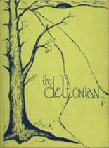 1971 Delta High School Yearbook from Muncie, Indiana cover image