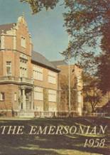 Emerson High School 1958 yearbook cover photo