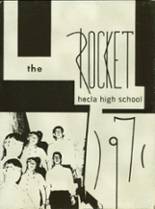 Hecla High School 1971 yearbook cover photo