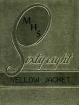 Meridian High School 1968 yearbook cover photo