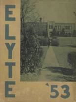 Ela Vernon/Lake Zurich High School 1953 yearbook cover photo