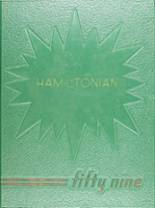 Hamilton Township High School 1959 yearbook cover photo