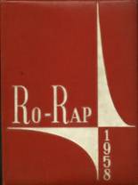 Roanoke Rapids High School 1958 yearbook cover photo