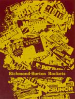 Richmond Burton High School 1982 yearbook cover photo