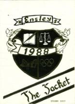 Ensley High School 1988 yearbook cover photo